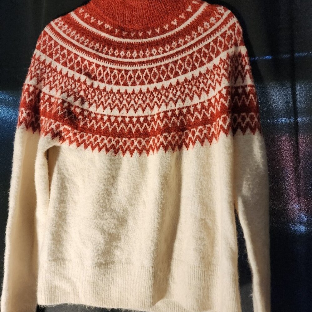 H&M Jacquard-knit Fair Isle Nordic Sweater